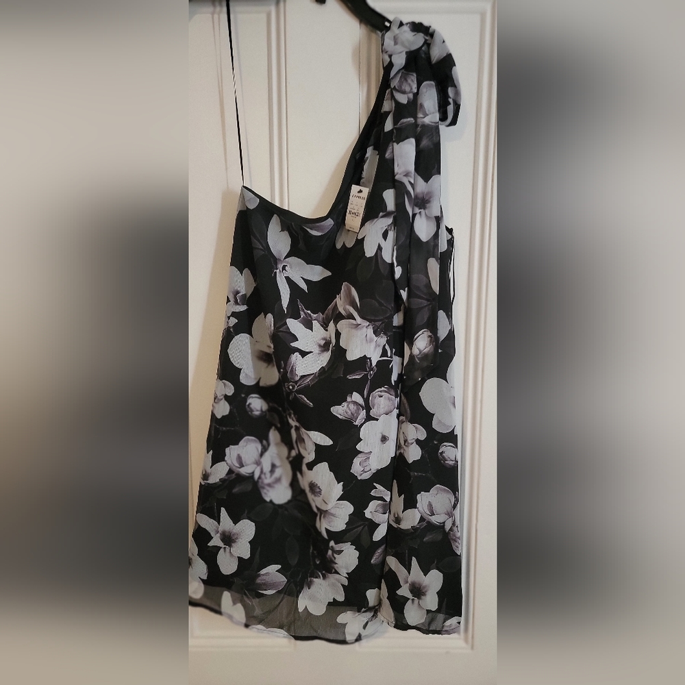 BNWT Express Dress One Shoulder with Tie